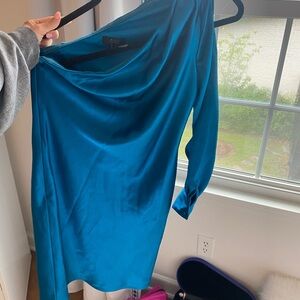 Aidan Mattox One Shoulder Dress